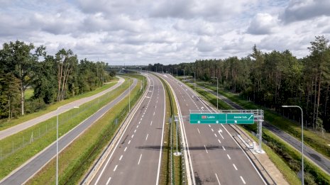 Droga ekspresowa S19 - obwodnica Janowa Lubelskiego udostępniona dla kierowców