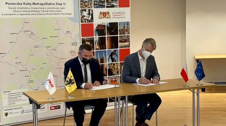 Contract signing with Pomeranian Metropolitan Railway (PKM) on the development for the technological, economical, environmental study (STEŚ) for the project PKM Południe