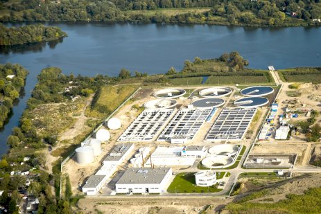 Pomorzany sewage treatment plant in Szczecin