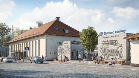 The reconstruction of the Olsztynek railroad station has come to an end