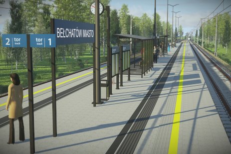 Projekt linii kolejowej nr 24 Piotrków Trybunalski – Bełchatów – Bogumiłów